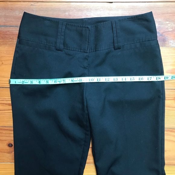 Maurices Black Straight Leg Trouser Work Pants, EUC, 1/2 - Picture 7 of 13
